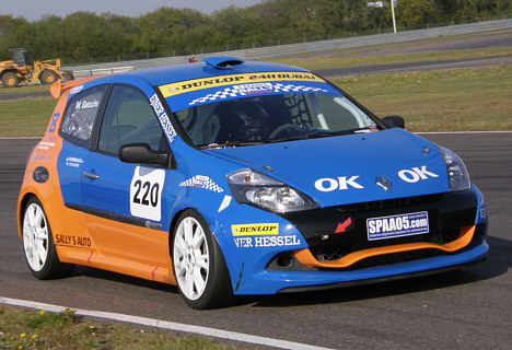 Martin Gøtsche fik sin debut hos Sally Racing på Padborg Park.